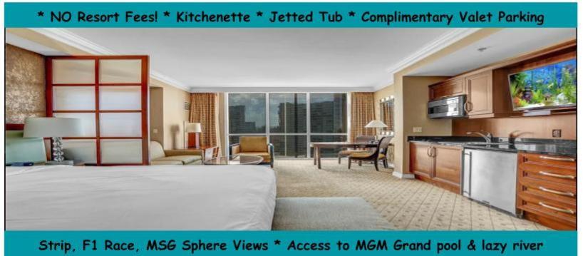 Signature Mgm Suite With Strip And Sphere View Las Vegas Buitenkant foto
